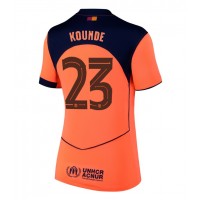 Barcelona Jules Kounde #23 Tretí Ženy futbalový dres 2025-26 Krátky Rukáv
